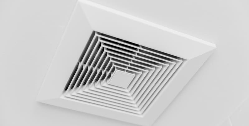 vent for a ducted reverse cycle air conditioner